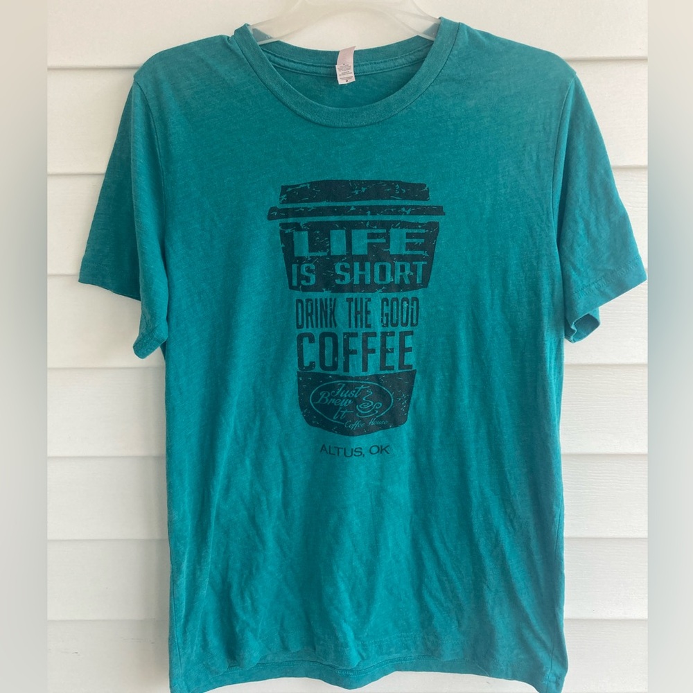If Coffee is Your sports team Here is a great team shirt! size M-Green